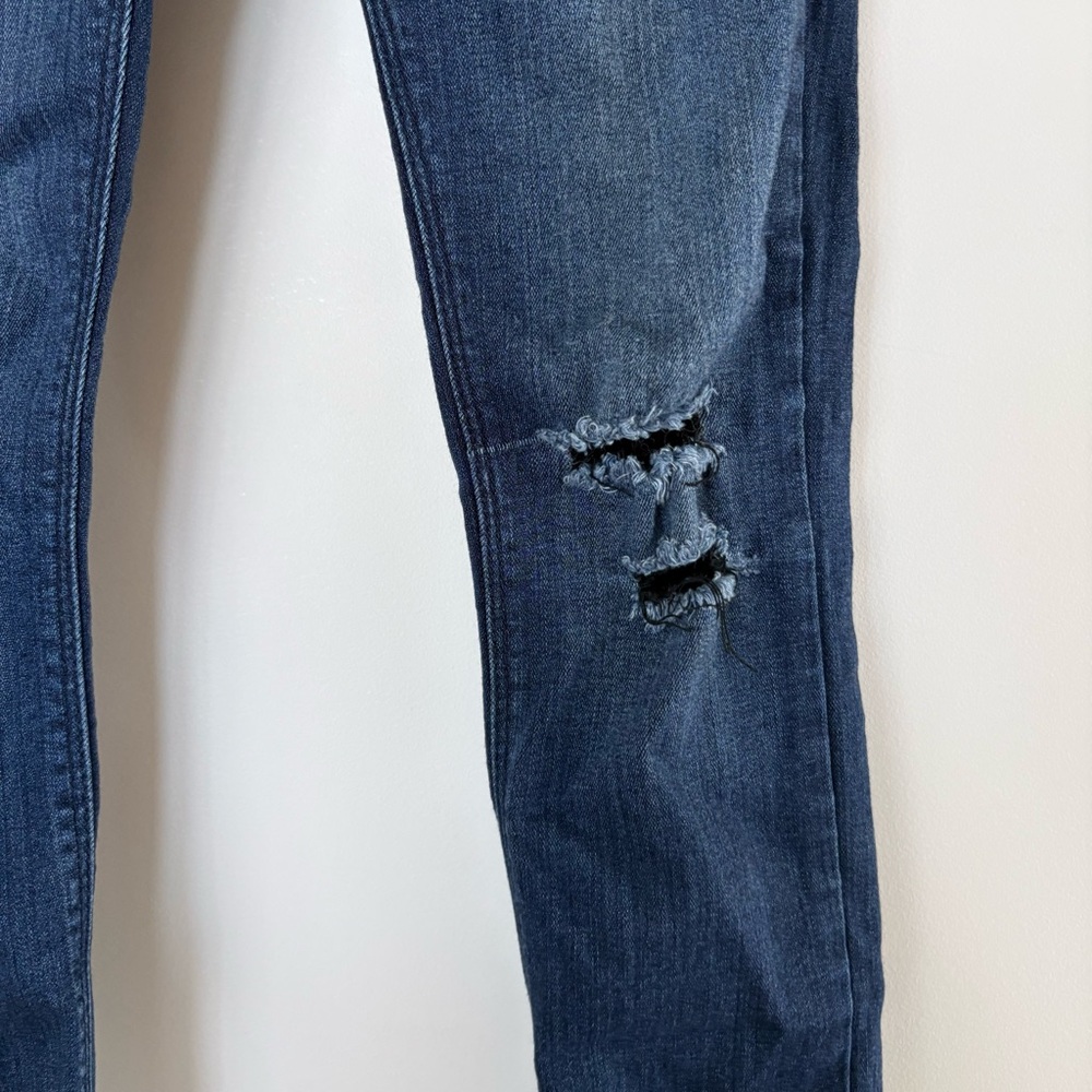 Pistola Women's Blue Distressed Skinny Jeans - Picture 3 of 13